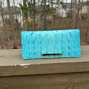 Brahmin Ady Wallet Tropicsl Blue NWT